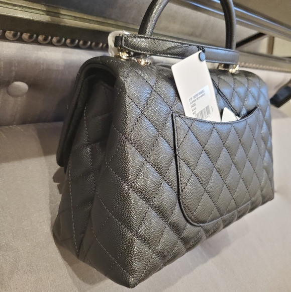 Chanel Coco Flap with Top Handle - Picture 9 of 16